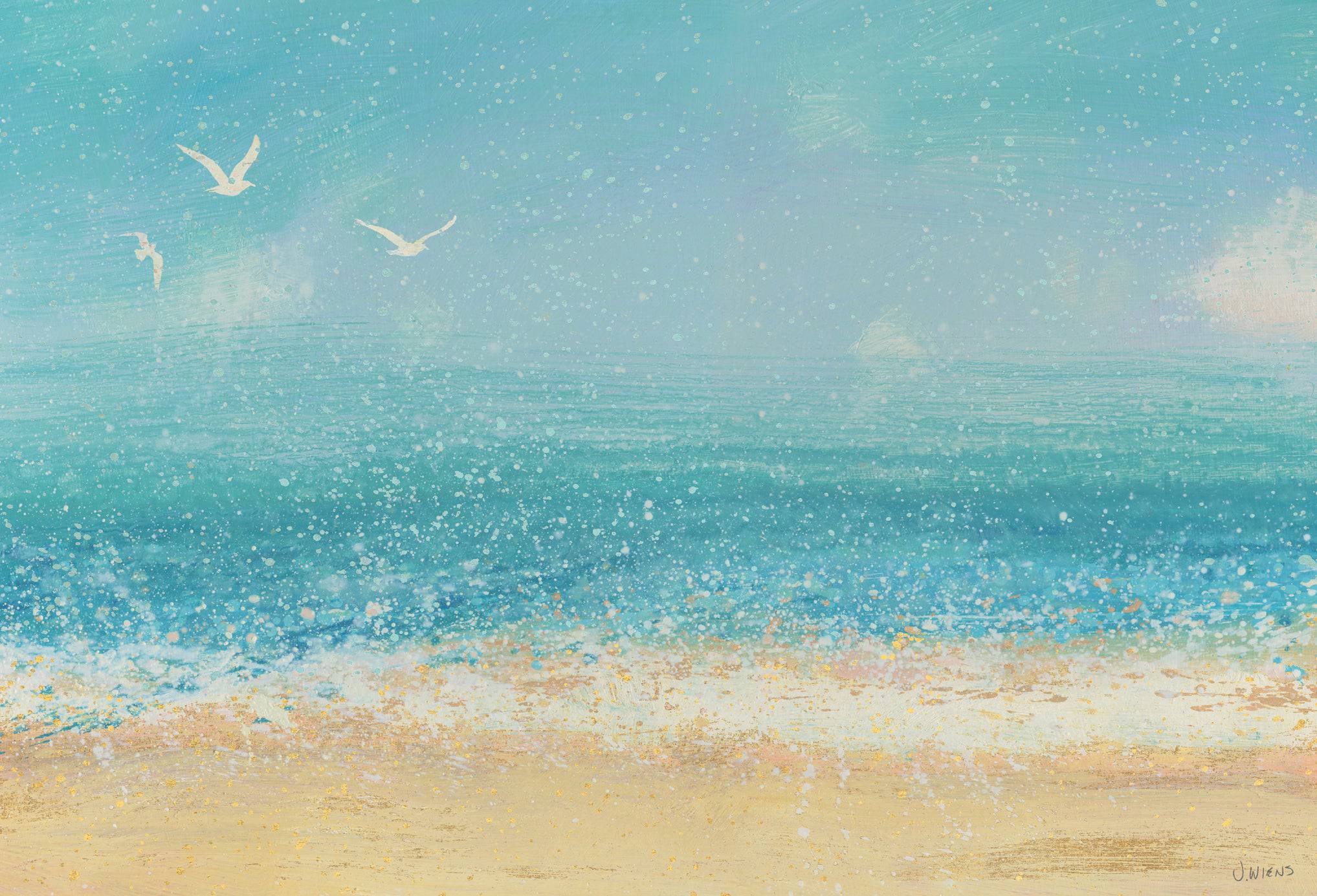 Splatter Beach Sympathy Card by Pictura featuring abstract, colorful splatter design for heartfelt condolences and everyday use.